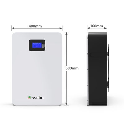 Qualität  10kwh 20kwh Lithium Lifepo4 Powerwall Solar Battery Inverter 51.2V 48V 100Ah 200Ah Fabrik