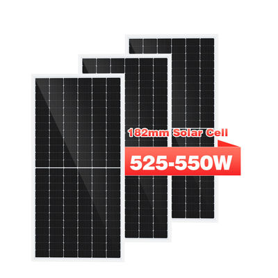 Qualität  Transparent 450w 500w 540w Mono Bifacial Solar Panel System For Home Fabrik