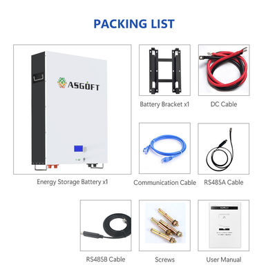 Hauptgrad energie-Speicher-System-Lithium-Ion Batterys 200ah 100ah 20kwh 10kwh 5kw eine Batterie Powerwall 48v Lifepo4