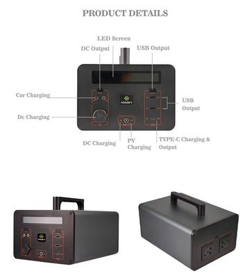 Wieder aufladbares Generator-Kraftwerk der Batterie-Lifepo4 Wh 1000 150w 350W 500wh für Elektroauto