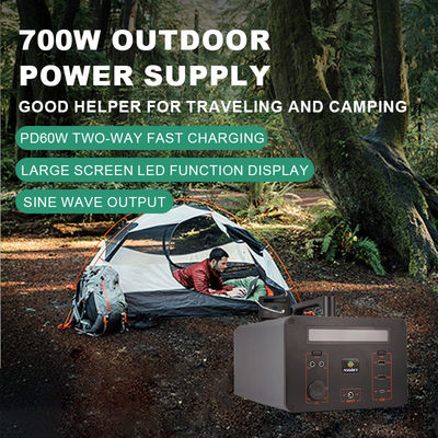 Körperverletzungs-Generator 220v 700w des Schnelladungs-Lithium-Sonnenkraftwerk-Lifepo4 für Haus