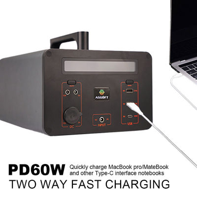 Tragbare Notstrom-Stations-Solargenerator 500W 288000mAh DC-Wechselstrom mit geführter Anzeige