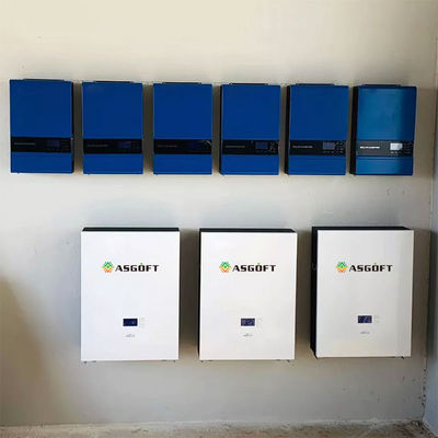 Weg Wand-Batterie-Speicher-Systemen 100ah 5kw 48v Gitter-von den Solarausgangs-RV Powerwall