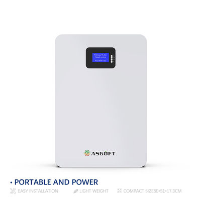 Energielithium an der Wand befestigte 48v 200ah 5Kwh 10Kwh LifePo4 der Sonnensystem-Batterie-20kw 5Kw Batterie