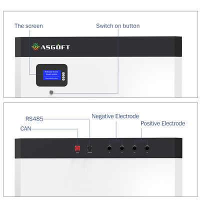 Wieder aufladbarer 48v 200ah 5kw 100ah Lfp48v200ah Lithium-Solarbatterie-Speicher Soems