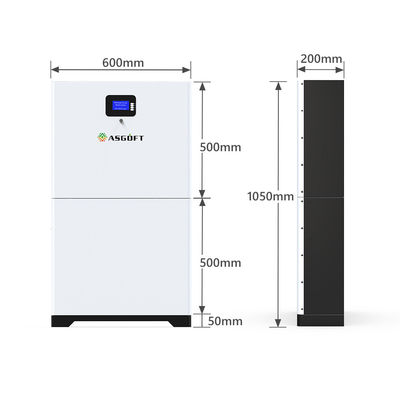 Lithium-Eisen phosphatieren Solarbatterie 51.2v 400ah Lifepo4 Powerwall