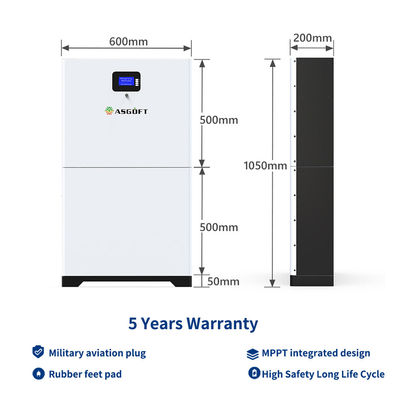 Batterie 200ah RS485 Powerwall 48v 100ah Lifepo4 KANN Kommunikation