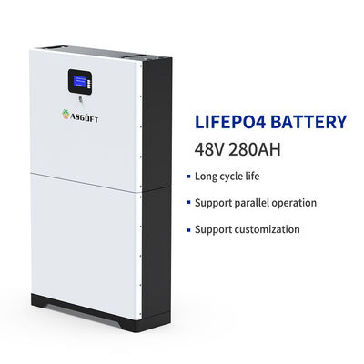 8000 stapelbarer 48v Lifepo4 Energie-SolarAkkumulator Powerwall des Zyklus-280ah für Haushalt