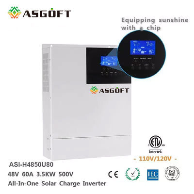 MPPT hybrides 5KW weg Steuerung des Gitter-von der Solarinverters 48V 80A Smart WiFi