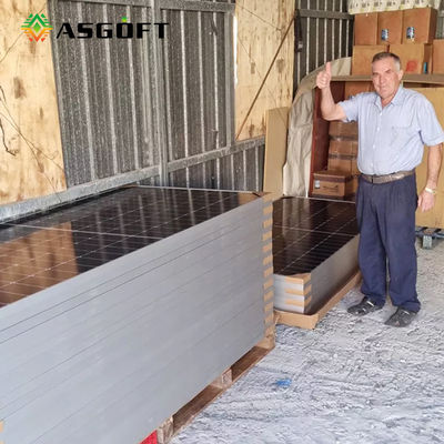 Transparentes Bifacial Sonnenkollektor-monosystem 450w 500w 540w für Haus