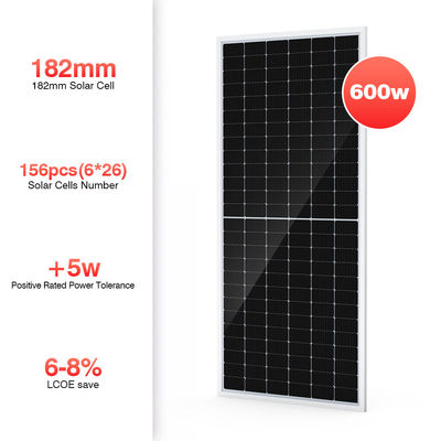 Volles Schwarzes weg dem Watt photo-voltaischer monokristalliner SOLARPV von des Gitter-600 täfelt System für Haus-Strom