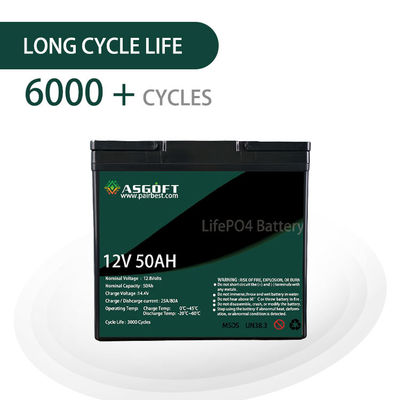 Batterie 50ah 12V 50Ah 10kwh Lithium-Ion Lifepos 4 für Motorrad