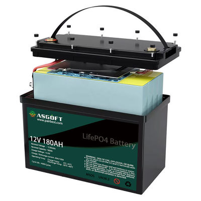 Wieder aufladbarer Lithium-Batterie-Satz-tiefes Zyklus ODM 180ah Lifepo4 12V