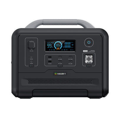 Vorwurfs-Kraftwerk-Macht-Bank 1200W 2000Wh 5V 12V für Stromversorgungs-im Freien tragbares Ladegerät USB*4 PD*4 DC*2