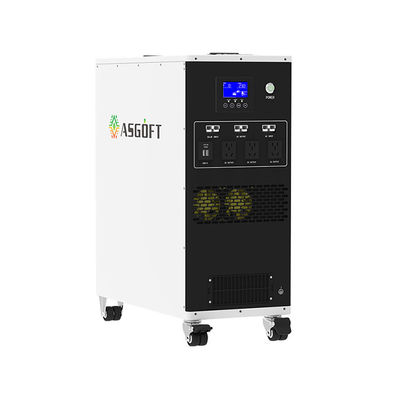 Intelligente Aufladungsbatterie 6Kwh lifepo4 mit tragbarer beweglicher Energie des Inverter-3000W