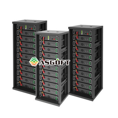 Hochspannung 15kwh-750kwh Lithium-Eisen Batterie Pack Lifepo4 51.2v 100Ah Rack-montierte Batterie Lithium-Ionen-Batterie