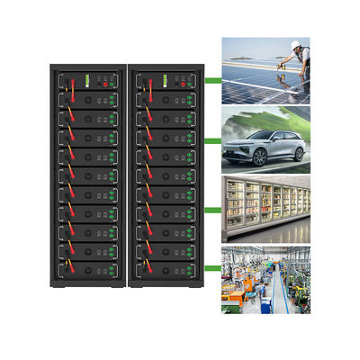 Hochspannung 15kwh-750kwh Lithium-Eisen Batterie Pack Lifepo4 51.2v 100Ah Rack-montierte Batterie Lithium-Ionen-Batterie