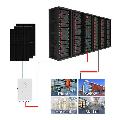 15kwh-750kwh Hochspannung Solarenergie speichersystem Lebensdauer