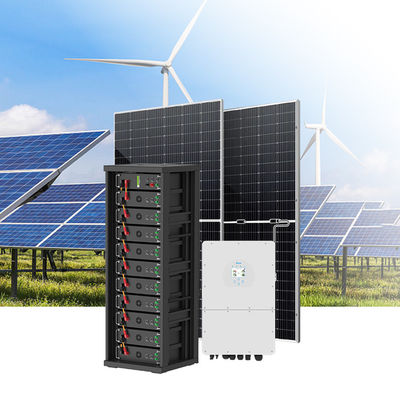 Hochspannung 15kwh-750kwh Lithium-Eisen Batterie Pack Lifepo4 51.2v 100Ah Rack-montierte Batterie Lithium-Ionen-Batterie