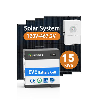 Hochspannungs-Solarbatterie 15kw-40kw Solarenergiesystem für Haushalte Solarstrombank mit Lithiumbatterie