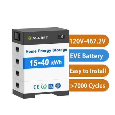 Ess 153.6v Lithium-Ionen-Batterie 100Ah 256V alle in einem System gestapelt Hochspannungs-Hybrid-Energiespeicher-Batterie