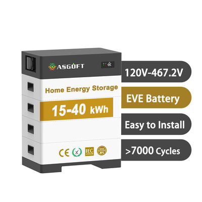 Ess 153.6v Lithium-Ionen-Batterie 100Ah 256V alle in einem System gestapelt Hochspannungs-Hybrid-Energiespeicher-Batterie