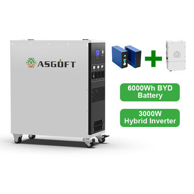 Portable Power Station 3000w All-in-One-Inverter Lifepo4 Lithiumbatterie 90-450VDC MPPT Betriebsspannung