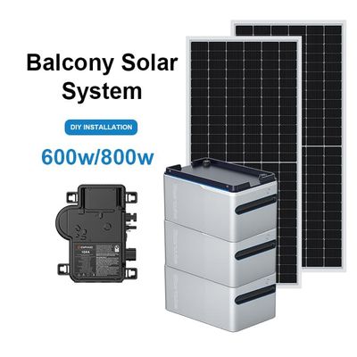 Deutschland Lagerhaus PV Solarsystem Balkonkraftwerk 600W 800w Balkonkraftwerk