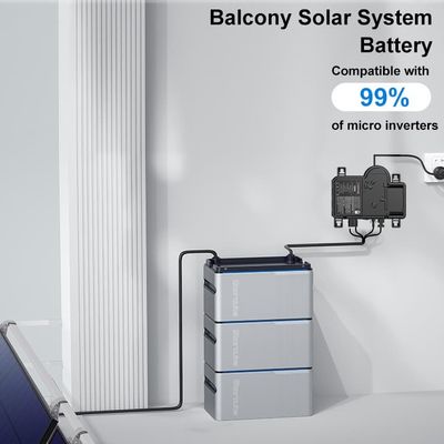 Mikro-Inverter Balkon Solarsystem 800w Balkon Solarbatterie mit Solarpaneel