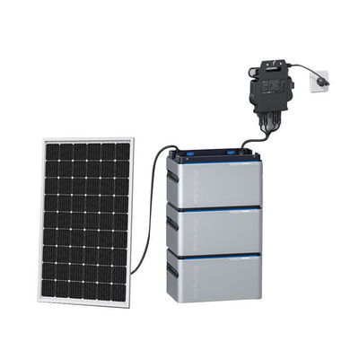 Mikro-Inverter Energiespeicher Batterie Balkon Solaranlage