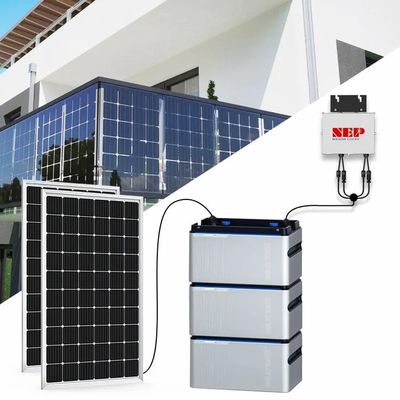 Plug and Play Balkon Solarsystem mit Batterie Mikro-Inverter Balkon Batterie