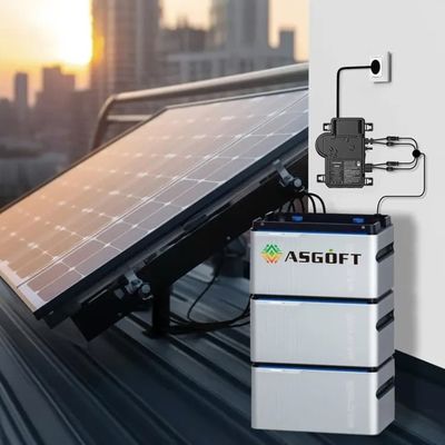 Mikro-Wechselrichter auf dem Netz Balkon Solarspeichersystem Solarpaneel 800W Balkonkraftwerk