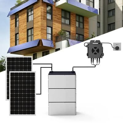 Deutsche Lagerhaus Mikro-Inverter 800w Balkonkraftwerk An Netz Solarsystem für Balkon