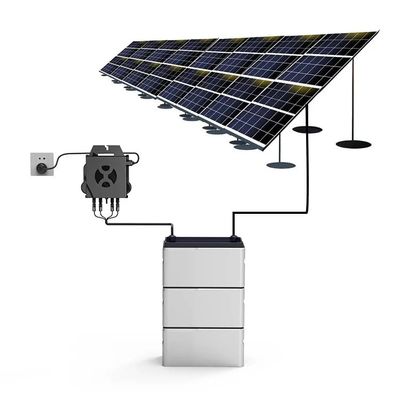 Komplettes Solarsystem für den Balkon 800W Mikro-Inverter LiFePO4 Balkonbatterie