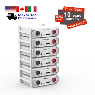 BYD Energiespeicher Stackbare Server-Rack Montiert 51.2 V 100Ah Lifepo4 Batterie