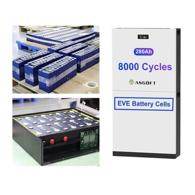 51.2V 300Ah 15kwh Lithium-Ionen LiFePO4 Batteriepaket Energiespeicher Solarbatterie
