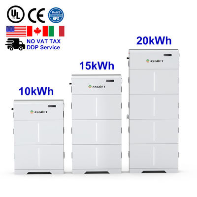 Solarenergie-Speicher für Zuhause 10kWh 15kWh 20kWh Hochspannung LiFePO4 Batterie