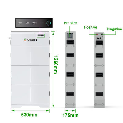 UL-Zertifizierung USA Hochspannungstapel Solarenergie Speicher Lifepo4 Batterien