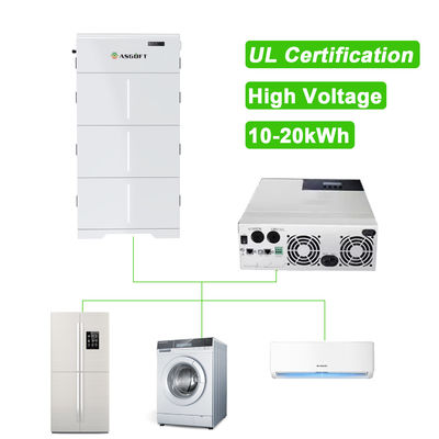 USA Heim Hybrid 10kw 15kw 20kw Hochspannung Ess Byd 20 KWh Lithiumbatterie