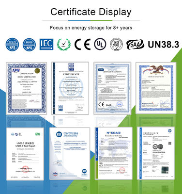 UL-Zertifikat Heimgebrauch 5kw 10kw 20kw Solar-PV-Speicher LiFePO4 Lithiumbatterie
