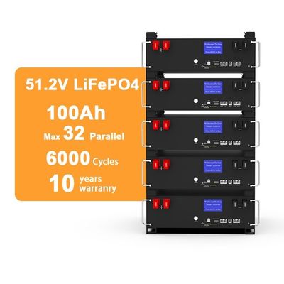 51.2v 100h Lifepo4 5kw 10kw 20kw Erneuerbare Energie Lifepo4 Lithiumbatterie