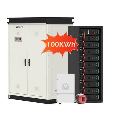 100 kWh Lebensdauer 4 Hochspannungsbatterie Gewerbe-Industriespeicher für Energie