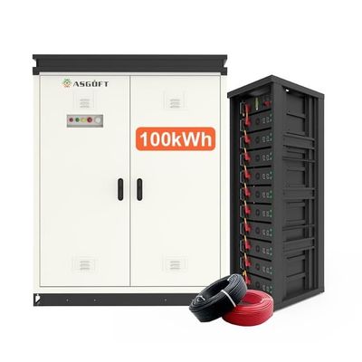 Speicherung von Solarenergie Zuhause Hochspannung 50KWh 100KWh Stapel LiFePO4 Batterie