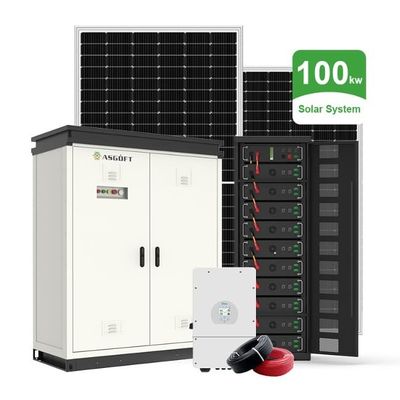 Vollständiges Hybrid-Solarsystem mit 50 kW 100 kW mit 100 kWh Batterieversorgung