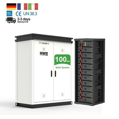 Hochspannung 50kWh LiFePo4 Lithiumbatterie 100kWh für Solarenergiespeichersystem