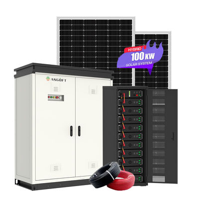 OEM/ODM Industrie- und Gewerbeauf-Grid-Solarstromsystem 100 kW Solarbatterie